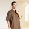 T-shirt oversize personalizzata in 100% cotone con stampa a rilievo 2