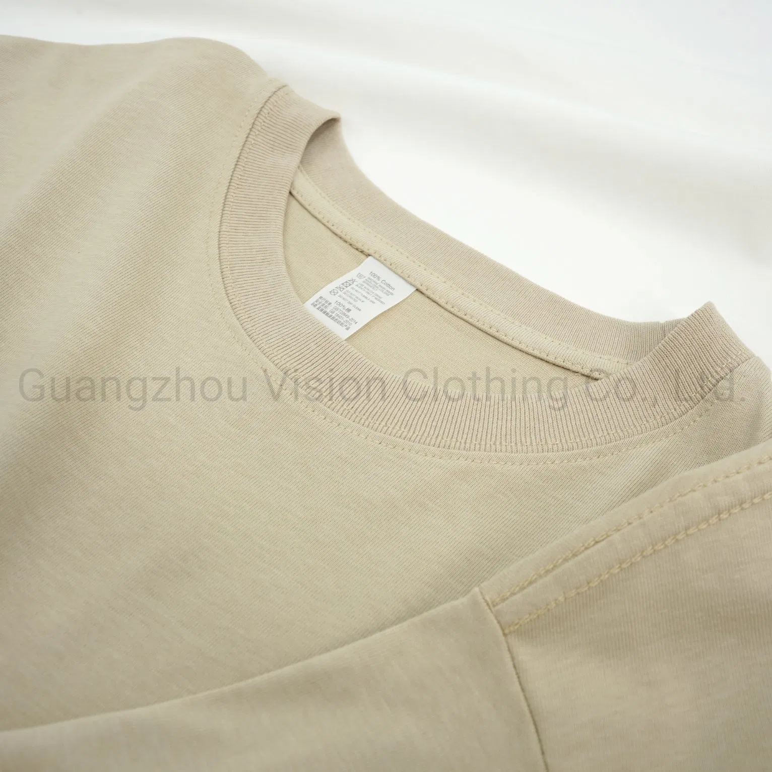 Custom Pima Cotton Slim Fit Logo T-Shirt Men - Short Sleeve Plain Embroidery 6