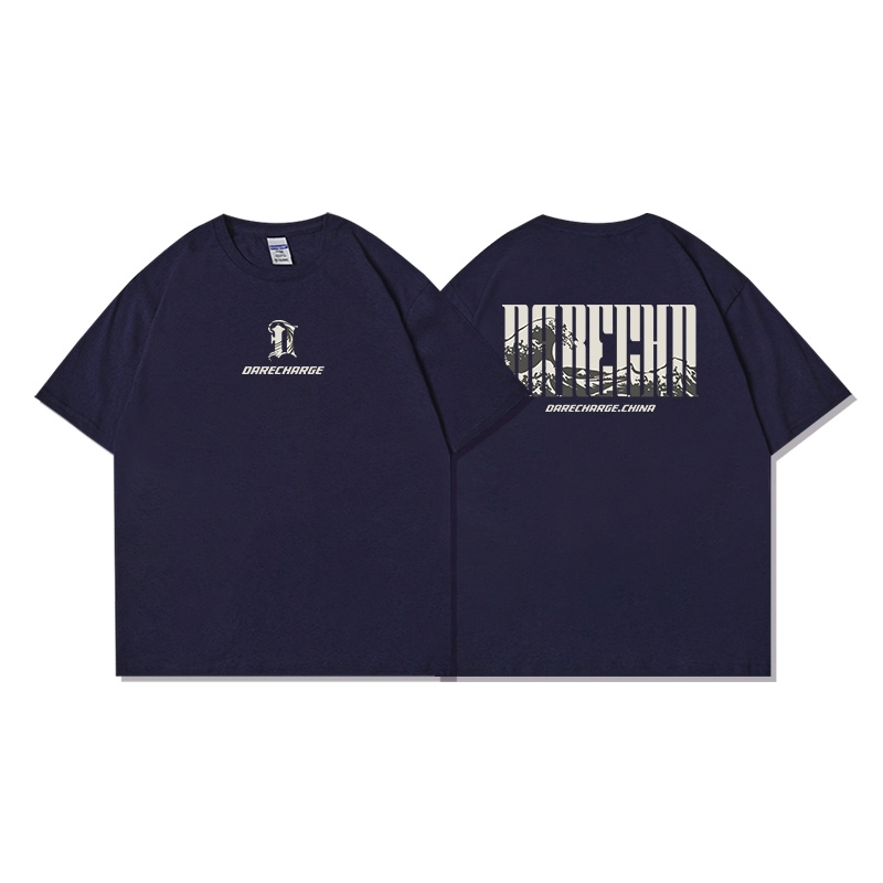 Custom Logo Print O Neck Casual T Shirt for Men 3