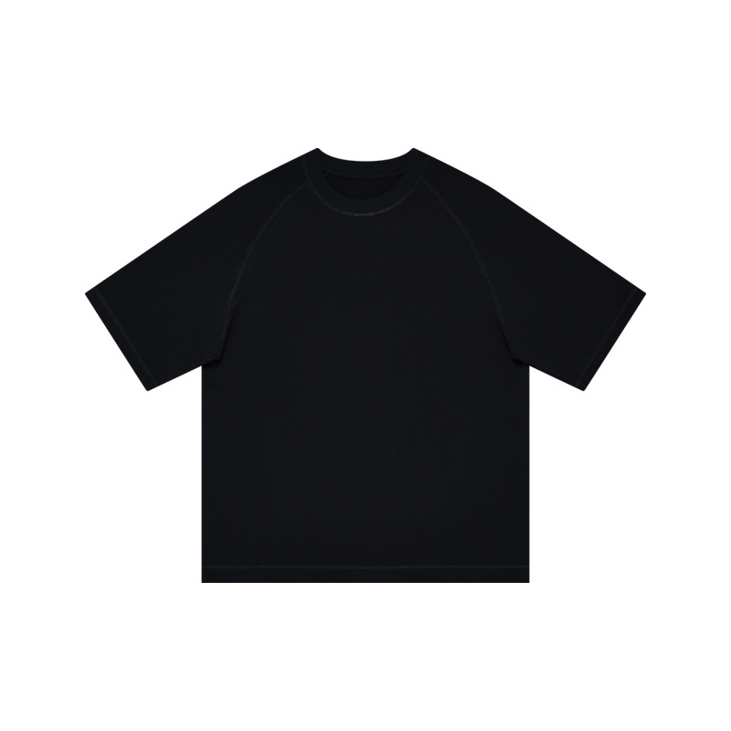 เสื้อยืดแขนสั้นผู้ชายทรงโอเวอร์ไซส์ พิมพ์โลโก้ตามสั่ง ผ้าหนา 300 แกรม 7