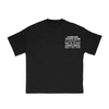 200 GSM Regular Fit Graphic Cotton Short-Sleeved Crew Neck Organic Cotton Black T-Shirts 3