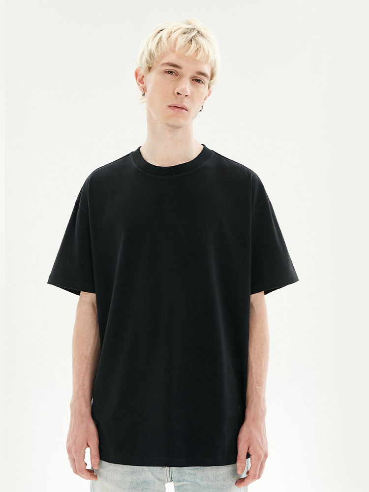 Camisetas personalizadas de algodón para hombre - Camisetas unisex de cuello redondo al por mayor 2
