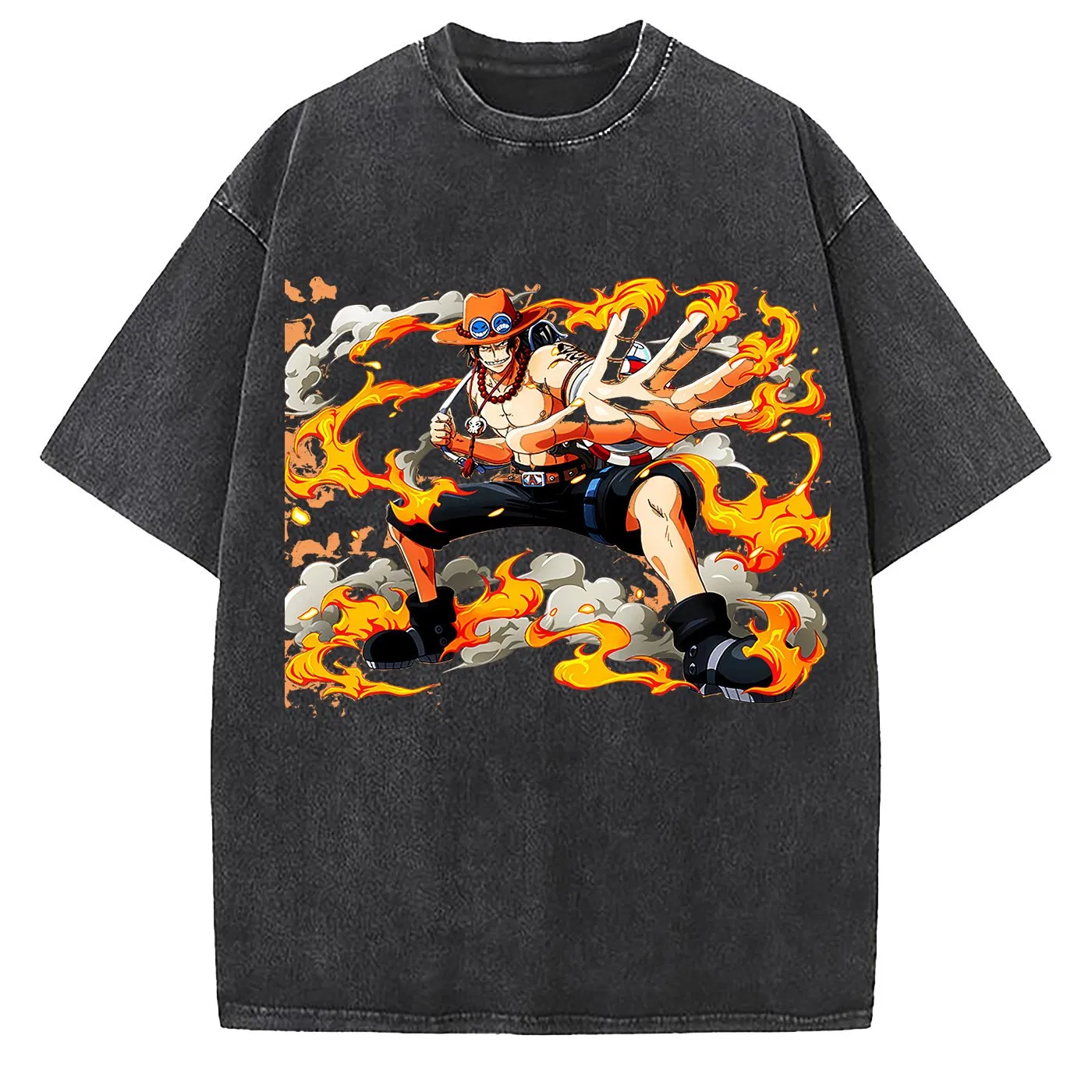 Camiseta oversize con hombros caídos y logo liso - Camiseta al por mayor con estampado personalizado 2