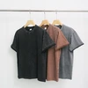 Oversized-T-Shirt aus 100 % Baumwolle mit Acid-Wash-Effekt, Tasche und Kordelzug 3
