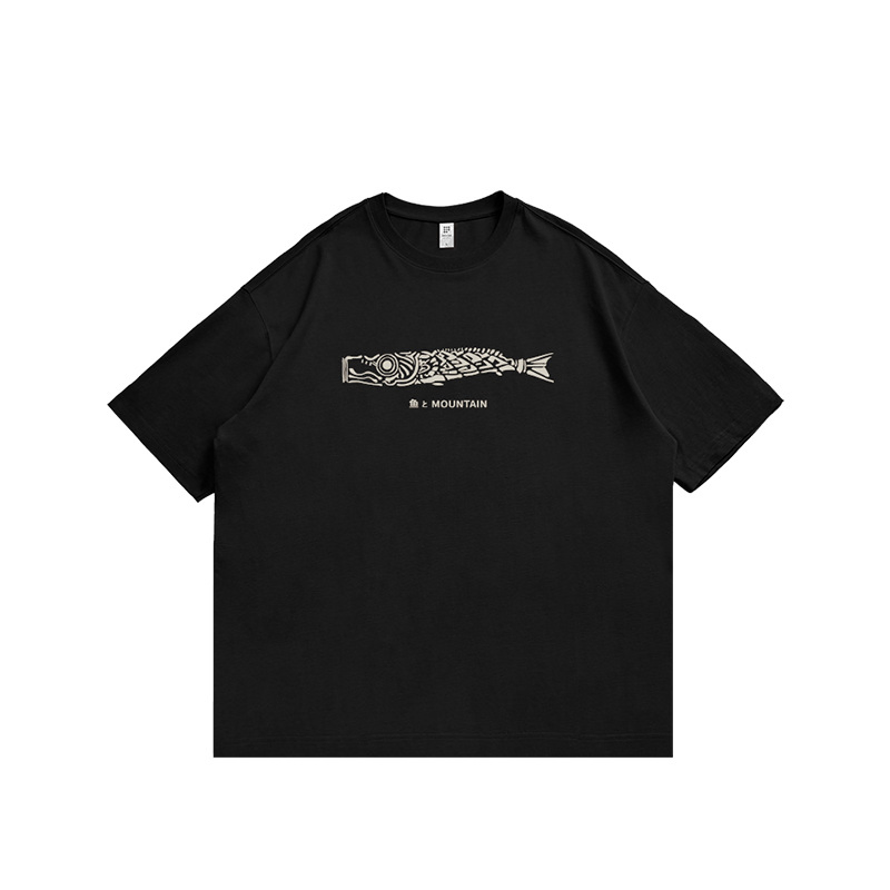 Custom Oversized 100% Cotton White Men's Tee with Luxury Printing 2