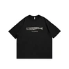 Custom Oversized 100% Cotton White Men's Tee with Luxury Printing 2