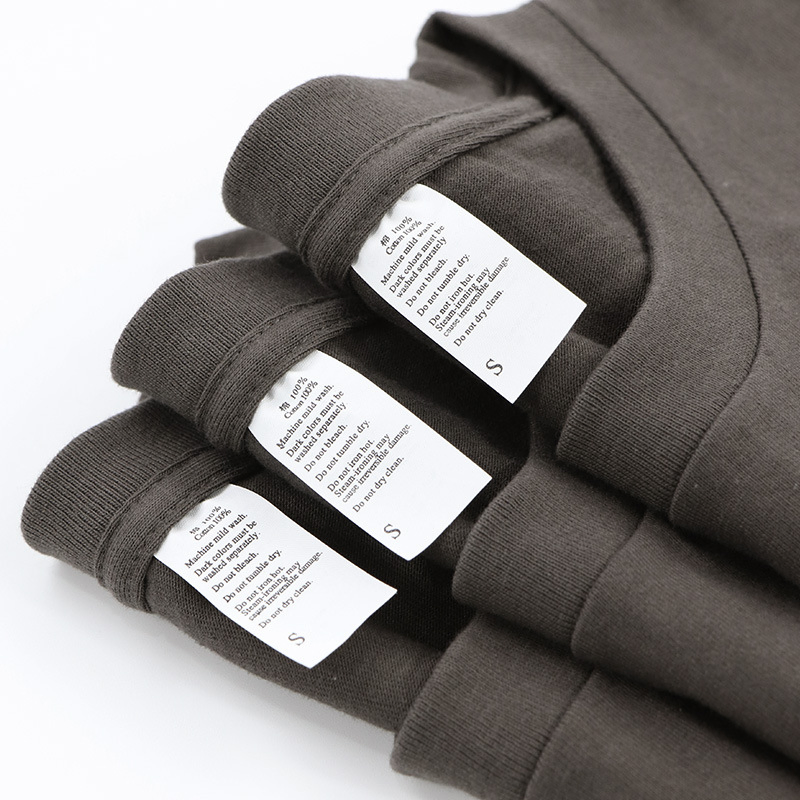 Custom Logo Cotton T-Shirt Printing Embroidery Services 4
