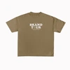 Camiseta oversize de algodón personalizada - Camiseta de cuello redondo bordada y estampada 4