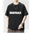 Black Screen Printed 100% Cotton Heavyweight T Shirt for Men - Bella Canvas Bamboo 3