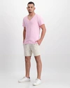 Cotton Short Sleeve Logo Printed Men's V-Neck T-Shirt 3