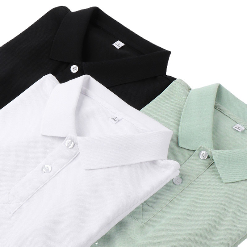 Custom Polo Shirt 100% Cotton Tshirt Clothing Wholesale - Puff Printing 5