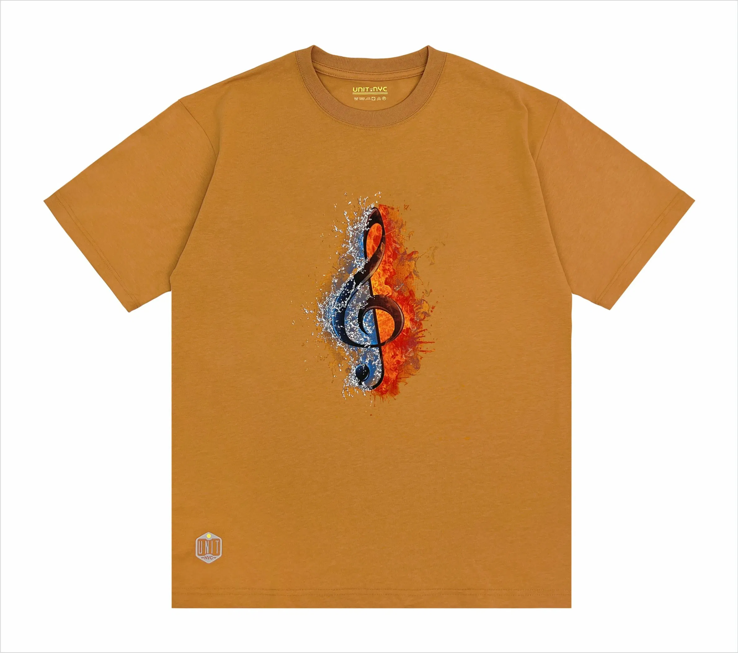 100% Cotton Logo Men's T Shirt Printing - Oversized Plain Tee 4