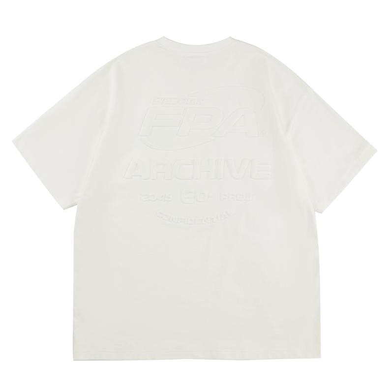 Custom Logo Embossed Cotton T-Shirt - Wholesale Price 6