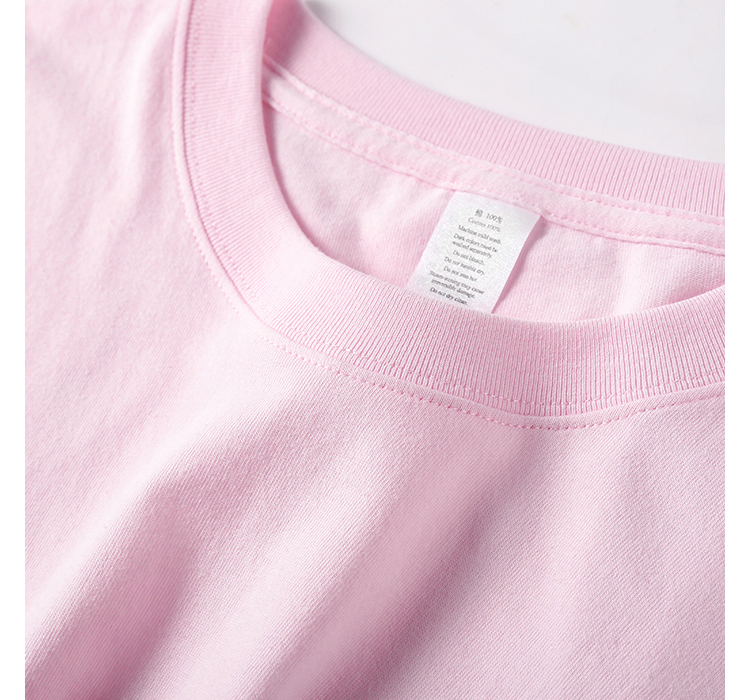 220g Unisex Cotton Summer Blank T-Shirt Wholesale 3