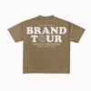 Camiseta oversize de algodón personalizada - Camiseta de cuello redondo bordada y estampada 3
