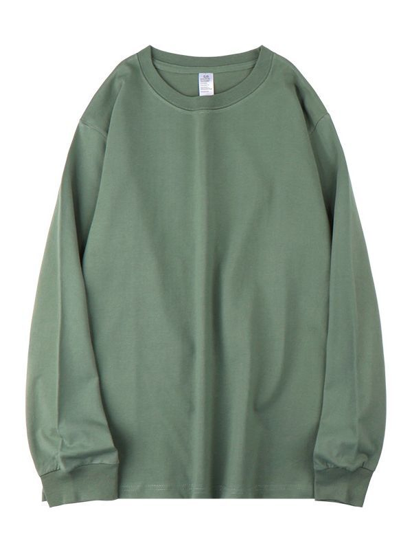 Custom Long Sleeve T Shirt Screen Printing Shirts Embroidery Digital Tee 5