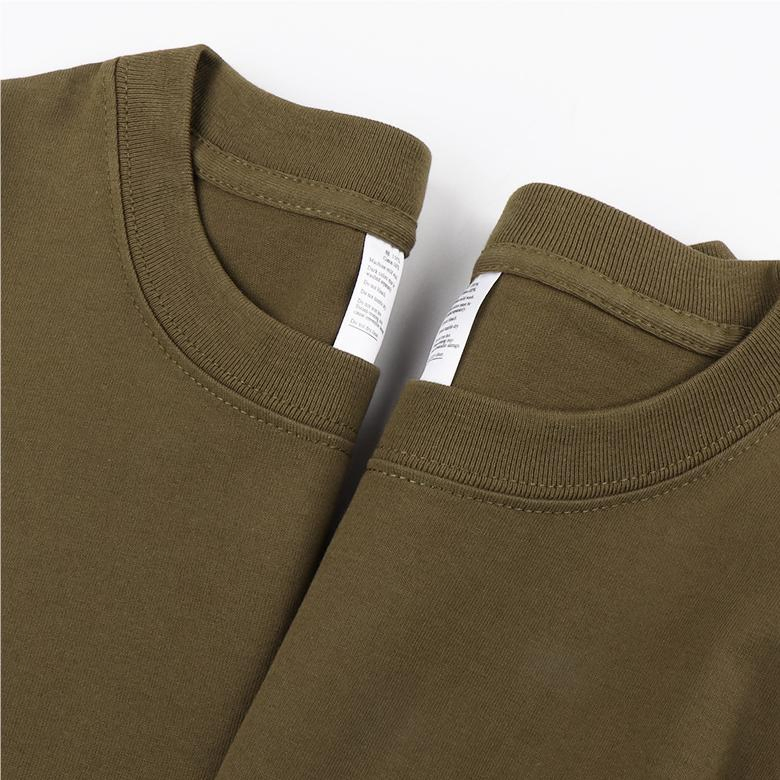 T-shirt unisexe à manches longues personnalisé avec logo imprimé en sérigraphie - Vente en gros 7