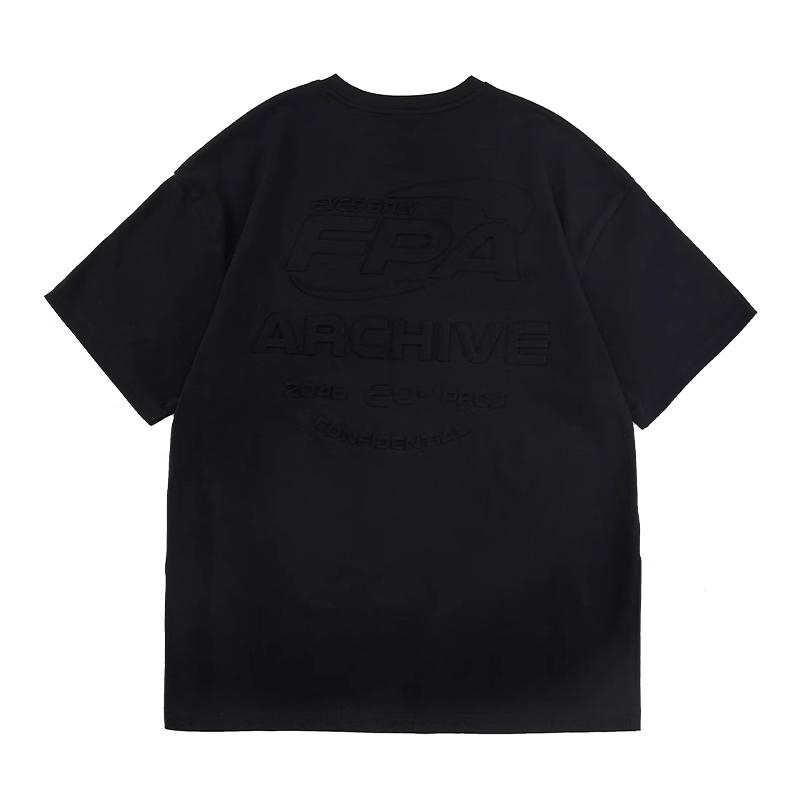 客製化Logo壓花純棉T卹 - 男士T卹批發 7