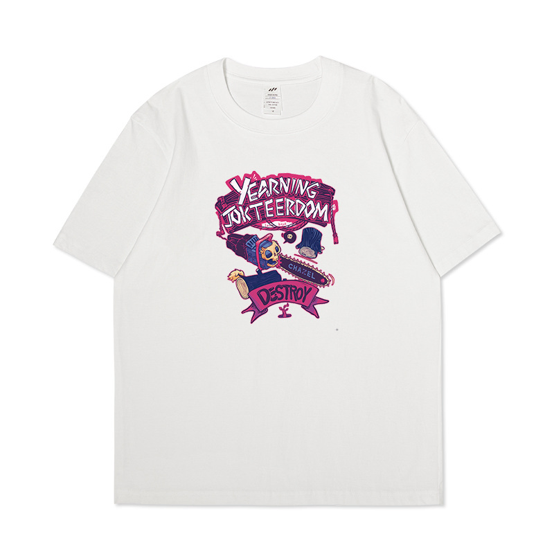 Impression personnalisée de t-shirts en coton - T-shirts brodés de haute qualité 5