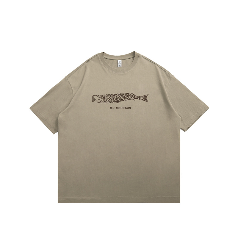 Custom Oversized 100% Cotton White Men's Tee with Luxury Printing 3