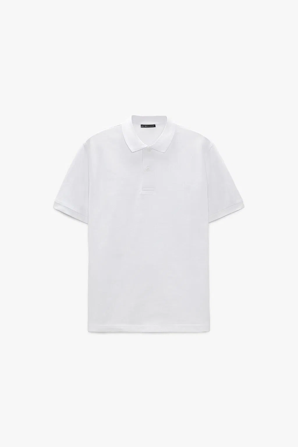 Polo de golf liso de manga corta para hombre con textura de cuentas y logotipo personalizado. 7