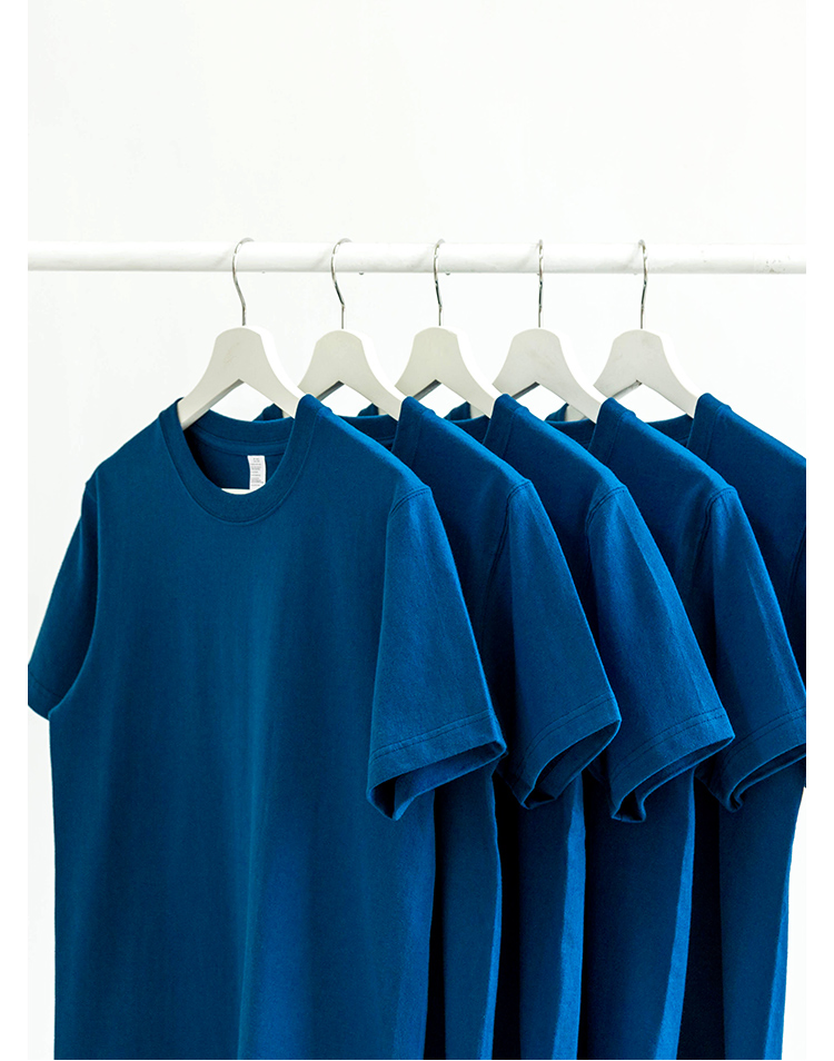 230g Heavy Cotton Men's Round Neck Short Sleeve T-Shirt - Wholesale Price 3