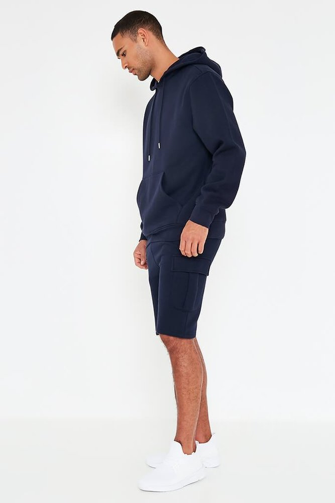 Ensemble de sweats à capuche oversize personnalisés 100 % coton pour homme 4