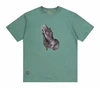 เสื้อยืดผ้าฝ้าย 100% ทรงโอเวอร์ไซส์ พิมพ์ลาย ปักลาย สั่งทำพิเศษสำหรับผู้ชายและผู้หญิง สไตล์วินเทจ 2