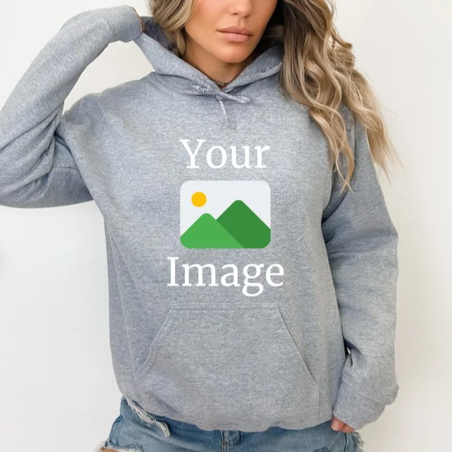 Sweat à capuche unisexe uni personnalisé - Coton de haute qualité XXXXL 2