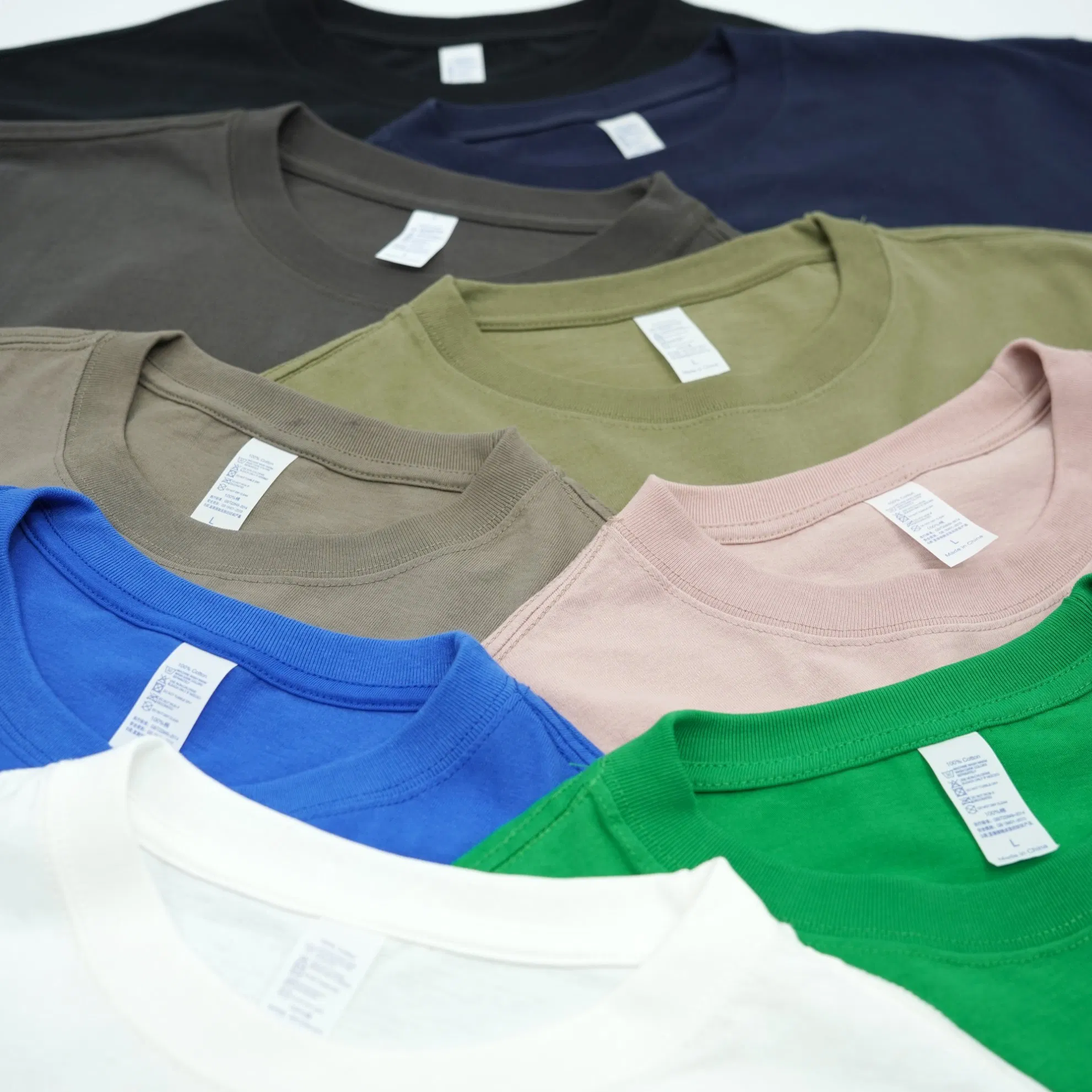 Custom 100% Cotton T-Shirt Embroidered Screen Printed Plain Tee 7