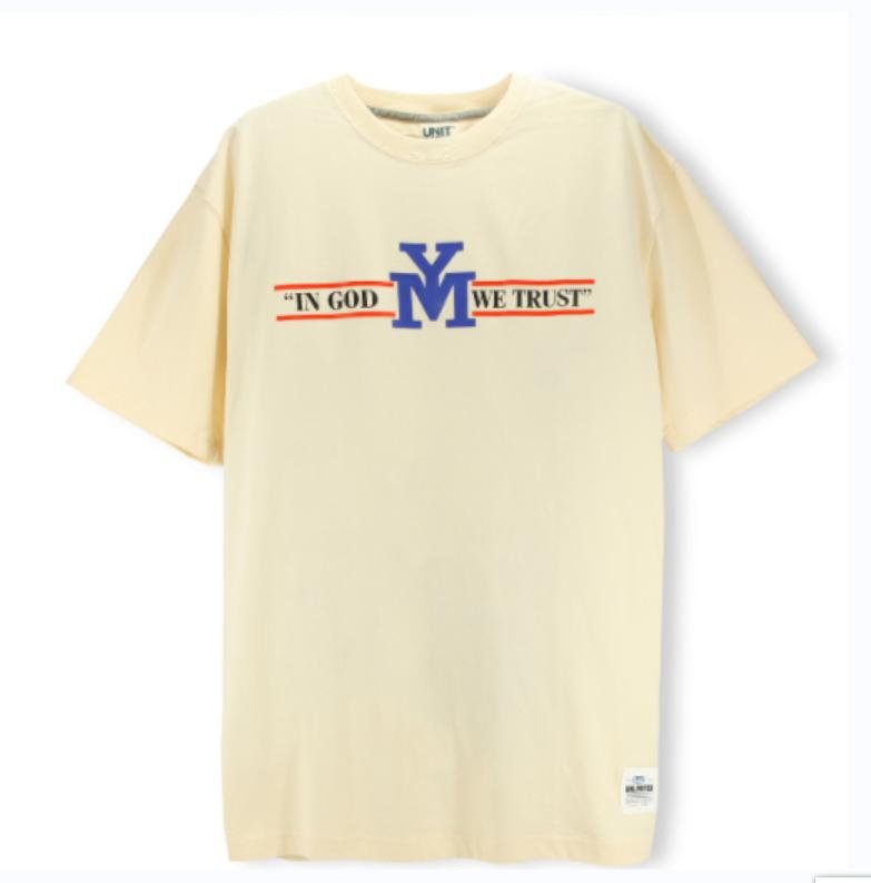 メンズ用カスタムプリント ホワイト ドロップショルダー Tシャツ 100% コットン 3