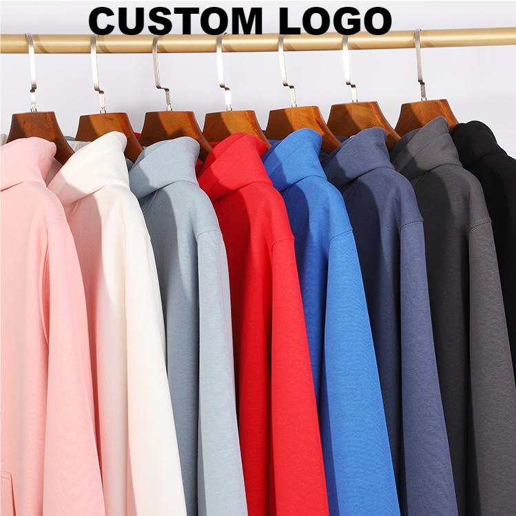 Özel Tasarım Polar Kapüşonlu Sweatshirt Düz Baskı Nakışlı Büyük Beden Unisex Kapşonlu Sweatshirt 5