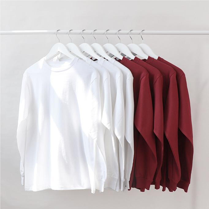 Camiseta de manga comprida personalizada em algodão com estampa serigráfica - Roupas para atacado 4