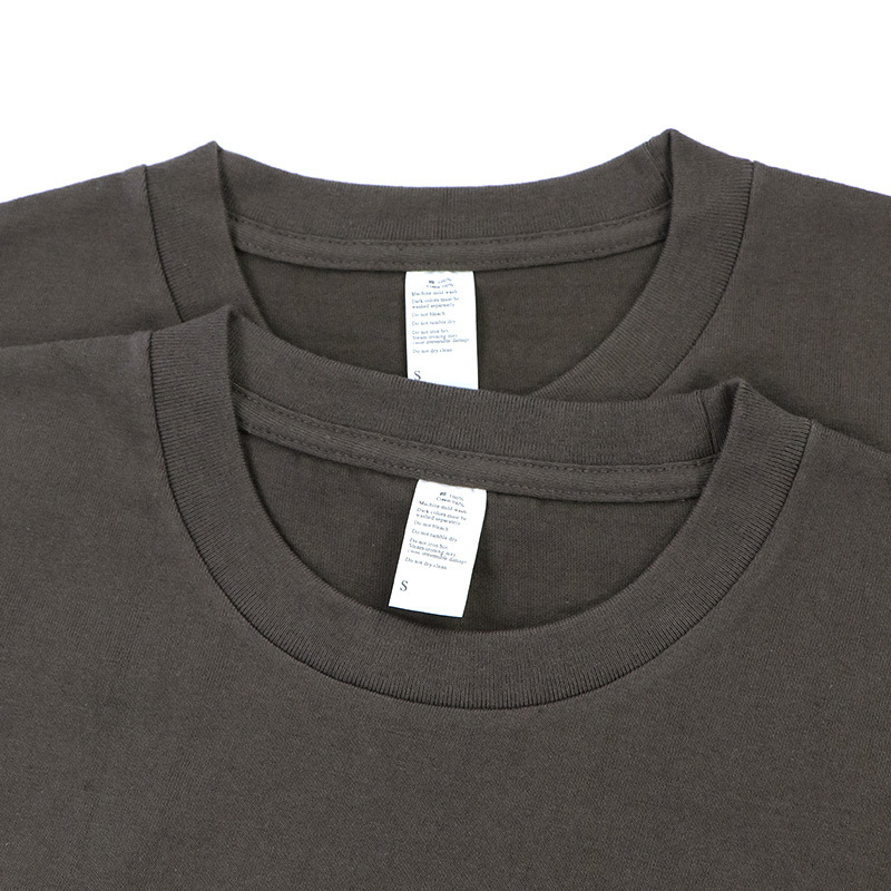 Custom Logo Cotton T-Shirt Printing Embroidery Services 3