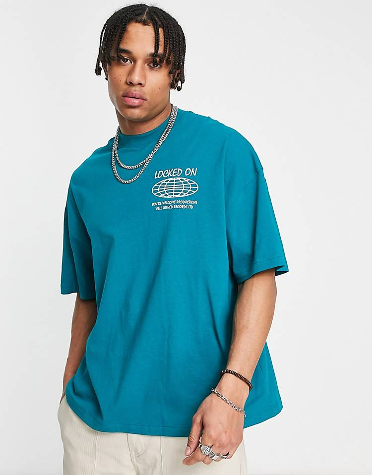 100% Cotton Hip Hop T-shirt Front & Back - Short Sleeve Apparel 2