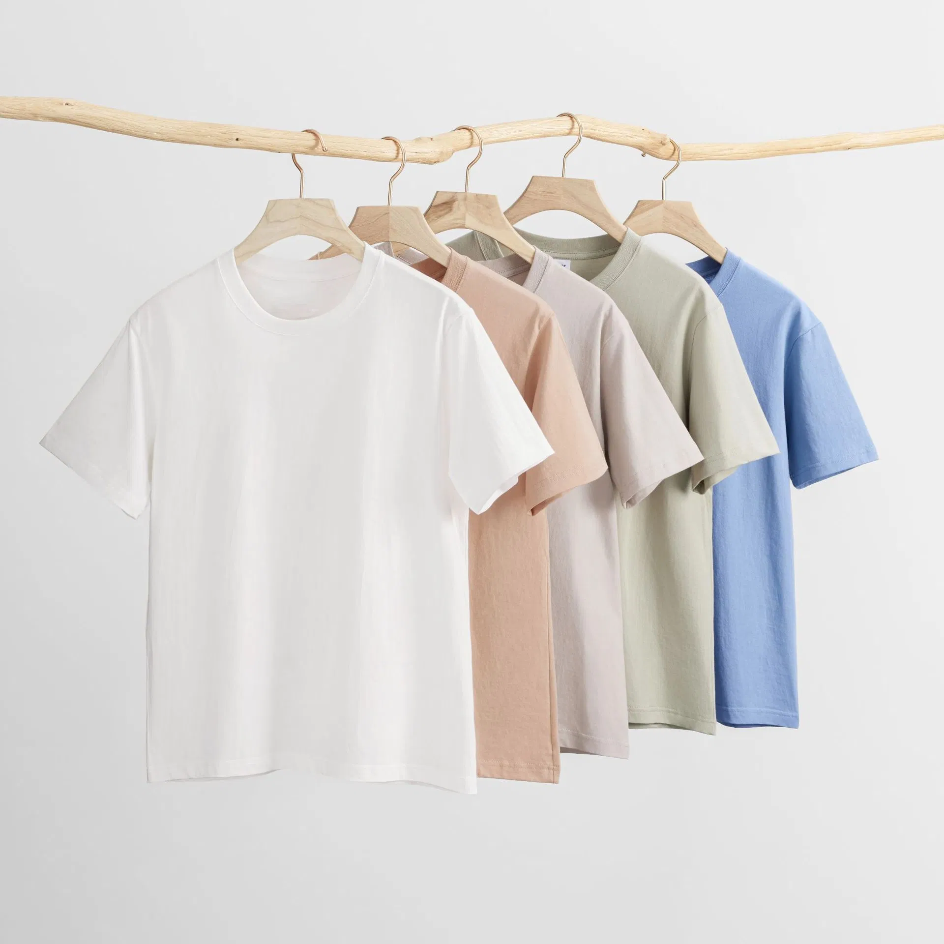 Custom 100% Cotton Men's Tee Shirt - Round Neck Tshirt for Men 6