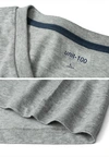 Custom Logo Men's Cotton Oversized V-Neck T-Shirt - Short Sleeve Apparel 4