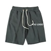 Pantalones cortos deportivos informales americanos de baloncesto, color azul oscuro, de algodón, talla grande. 4