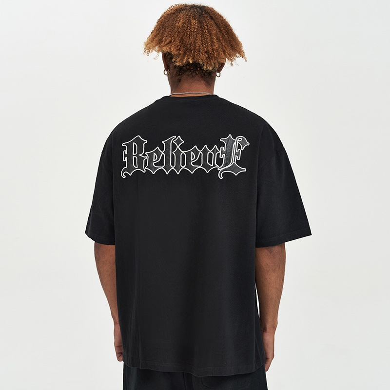 Custom Oversize Cotton Tees Screen Printing Tshirt 2