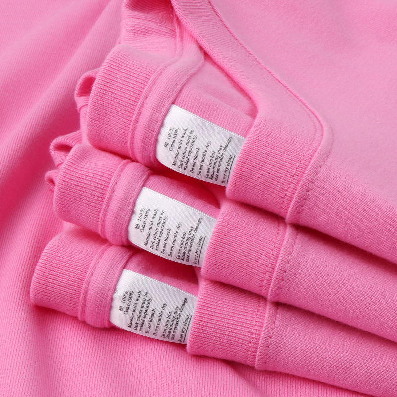 Maglietta personalizzata con stampa serigrafica in silicone da 250 g - Abbigliamento ricamato in cotone 100% all'ingrosso 4