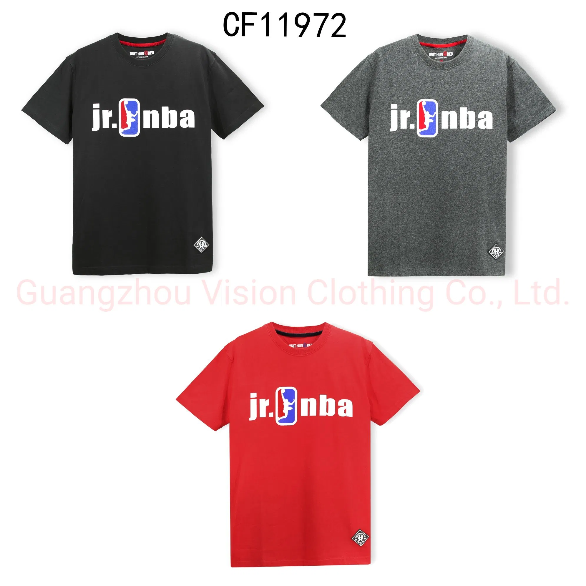 Custom Logo Oversize White Cotton Tee Wholesale T-shirt 4