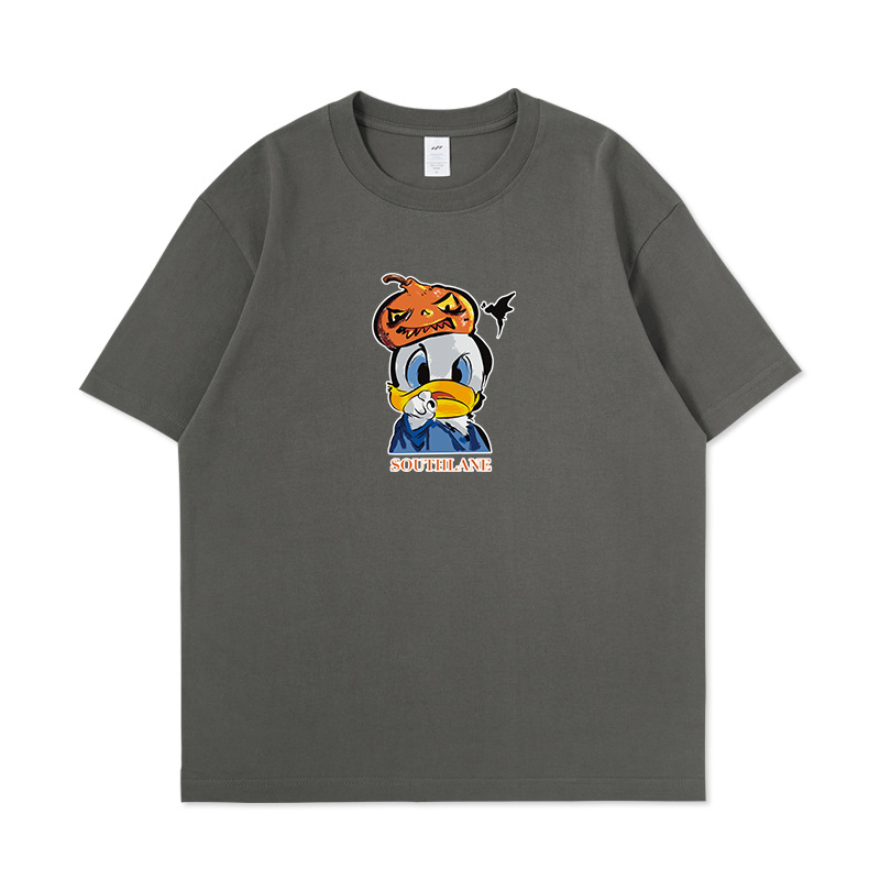 Camiseta masculina plus size oversized 100% algodão com estampa e ombros caídos. 4