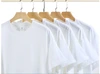 Camiseta unisex extragrande de algodón blanco para hombre, con logo personalizado para estampar 2