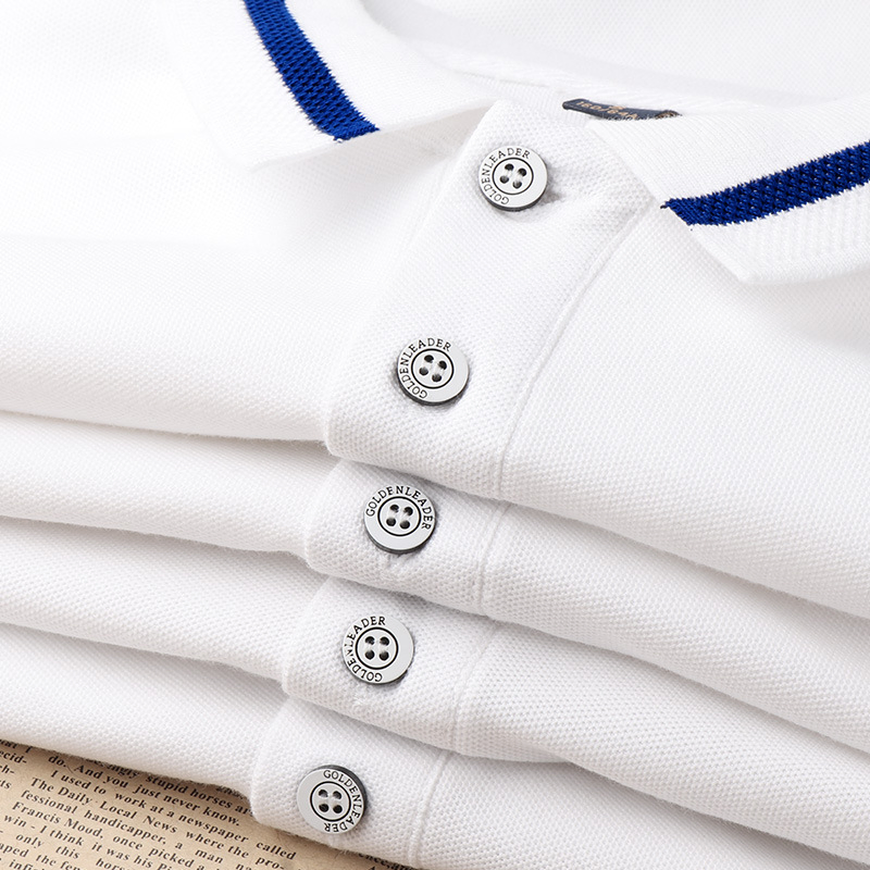 Polo personalizado de alta calidad 100% algodón para serigrafía 4