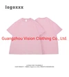 เสื้อยืดคอกลมสีเบจโอเวอร์ไซส์ สั่งทำพิเศษ - เลือกสีโลโก้ได้ 3