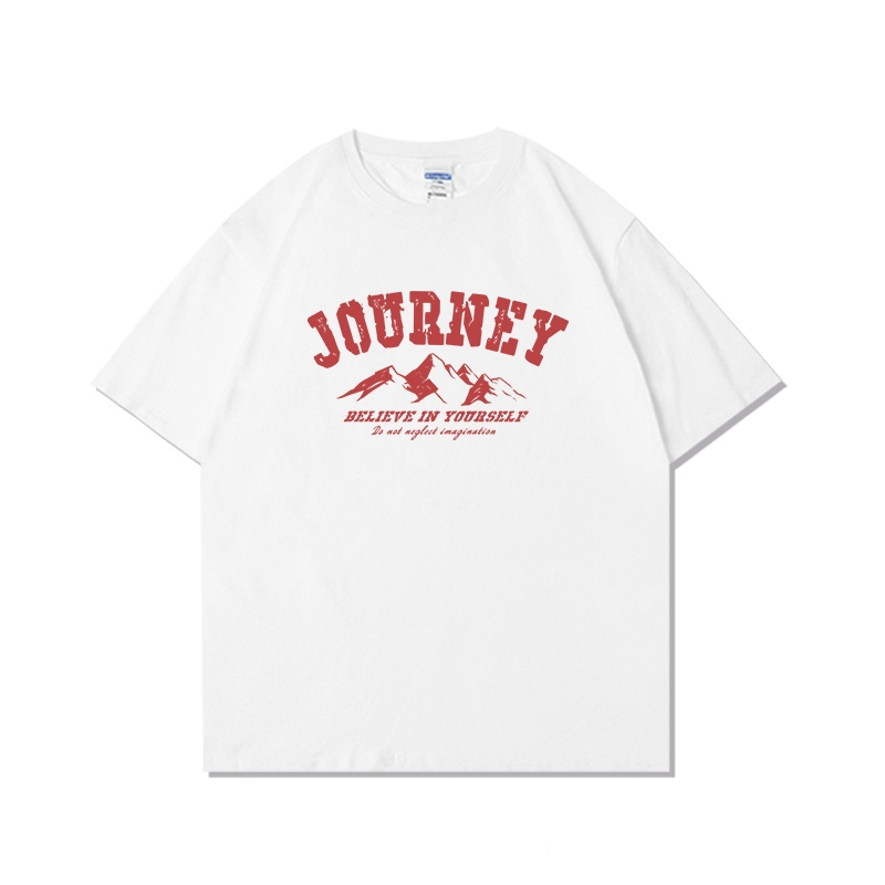 Custom Logo Print O Neck Casual T Shirt for Men 6