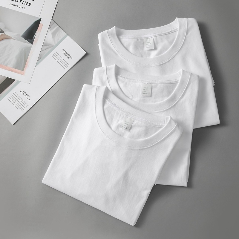 Custom Logo Wholesale Cotton T Shirt Oversized Drop Shoulder 2