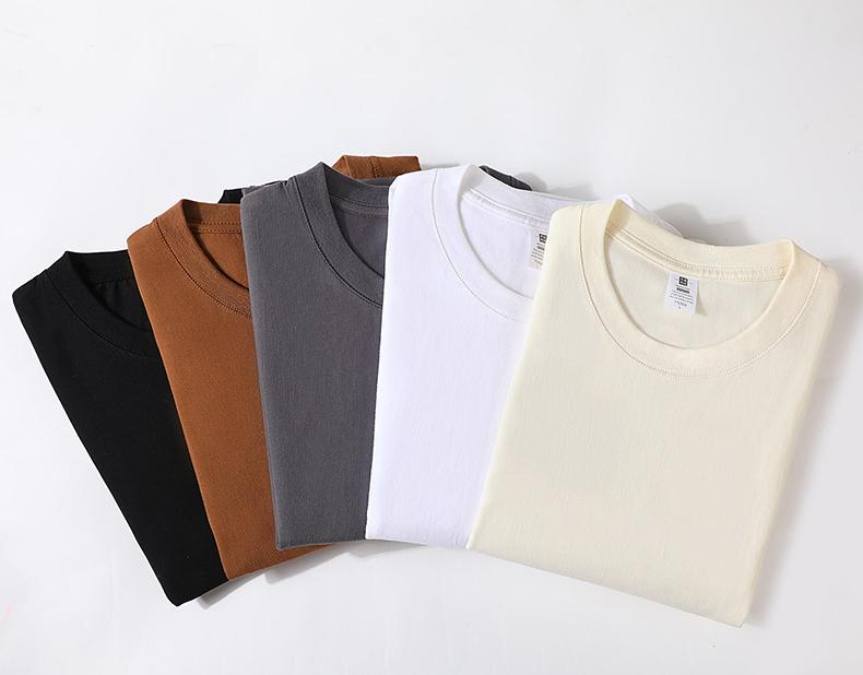 Camisetas de algodón con logo personalizado para hombre - Variedad de colores, alta calidad 6