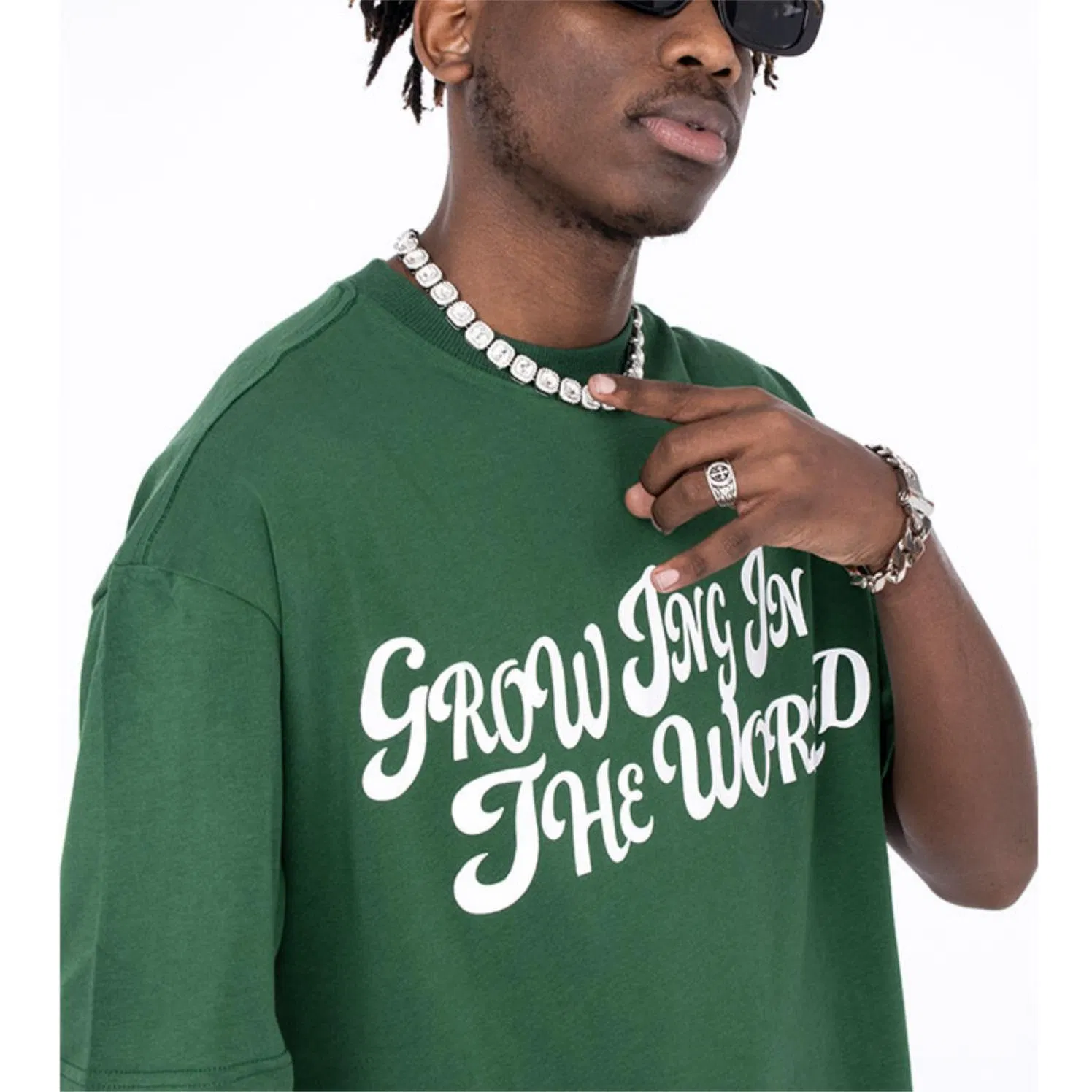 Custom Logo T Shirt Embroidery Screen Printing & Embossing - Wholesale Cotton Tee 5