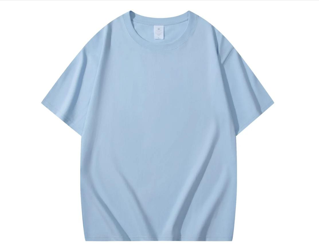 T-shirt personalizzata da uomo in cotone 100% all'ingrosso, taglie forti, con scollo a V, 17 colori 4